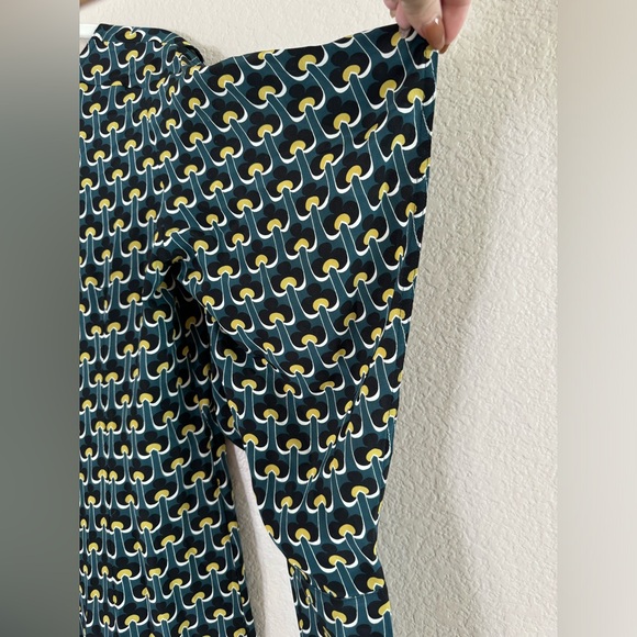 Marni Silk Midi Length Dress size IT 40 US 4 Small Blue Green Printed - Picture 7 of 16